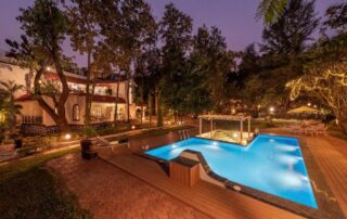 Villas with swimming pool for weekend